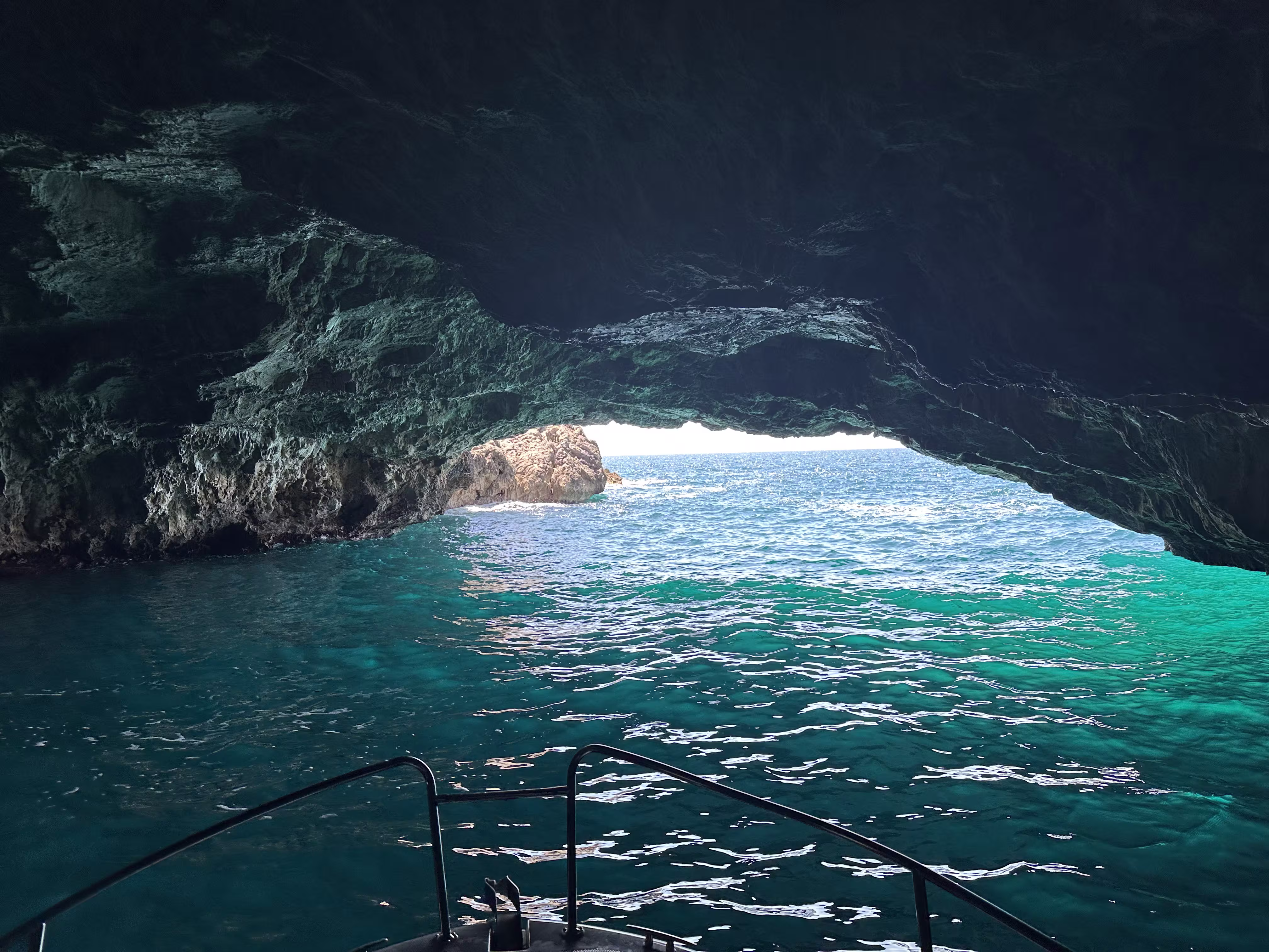 Inside Blue Cave