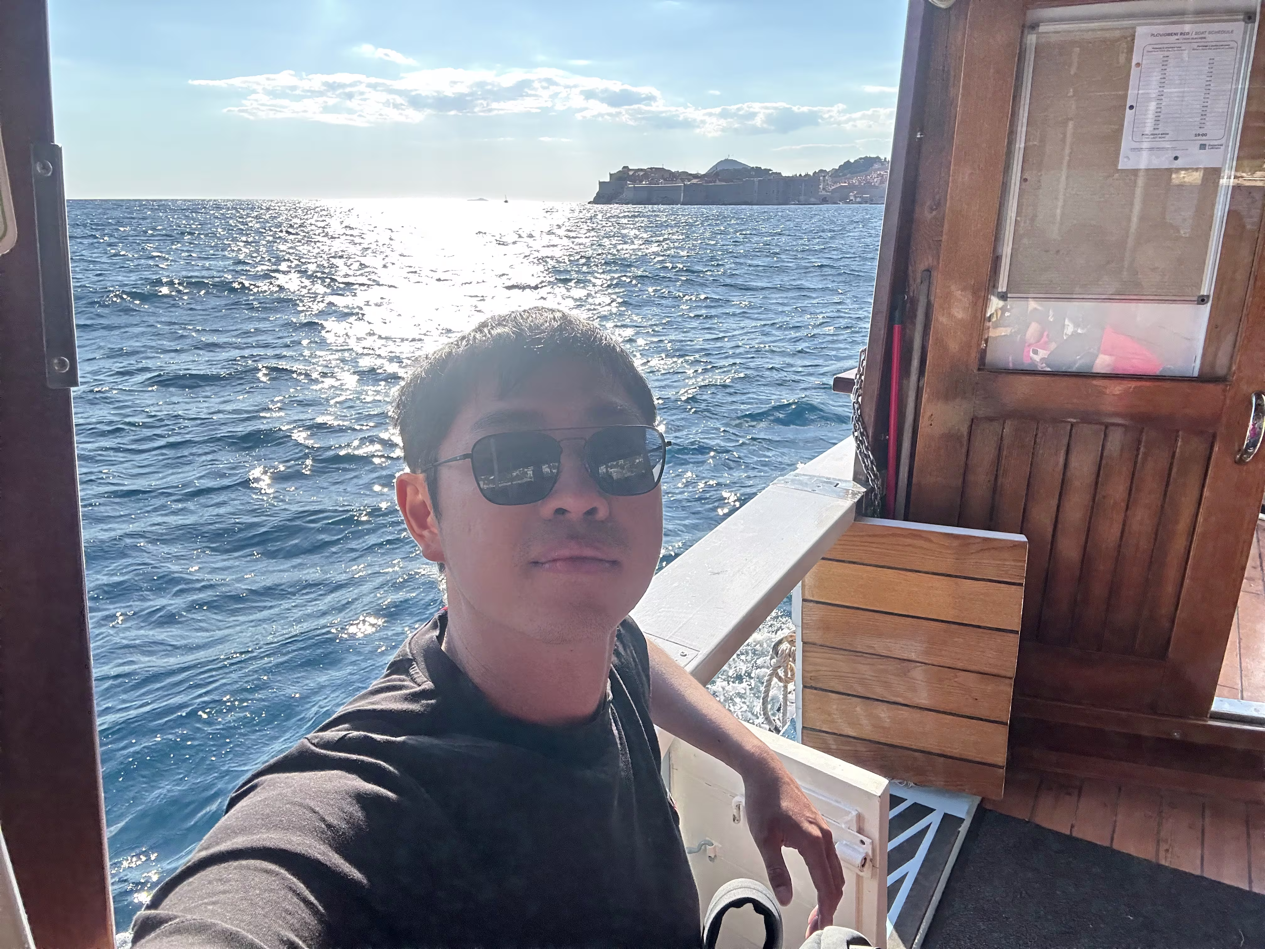 On boat